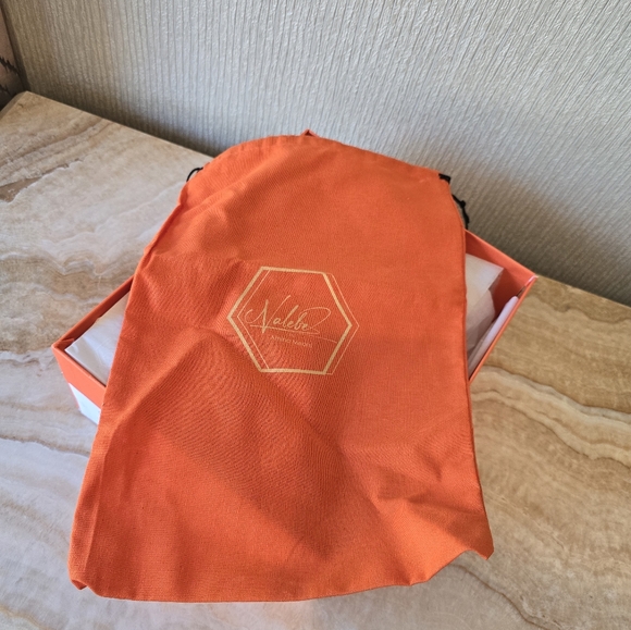 Nalebe Dimante Mule Heel Sandals Glitter Black Nalebe Mules MSRP $730 - Picture 7 of 17